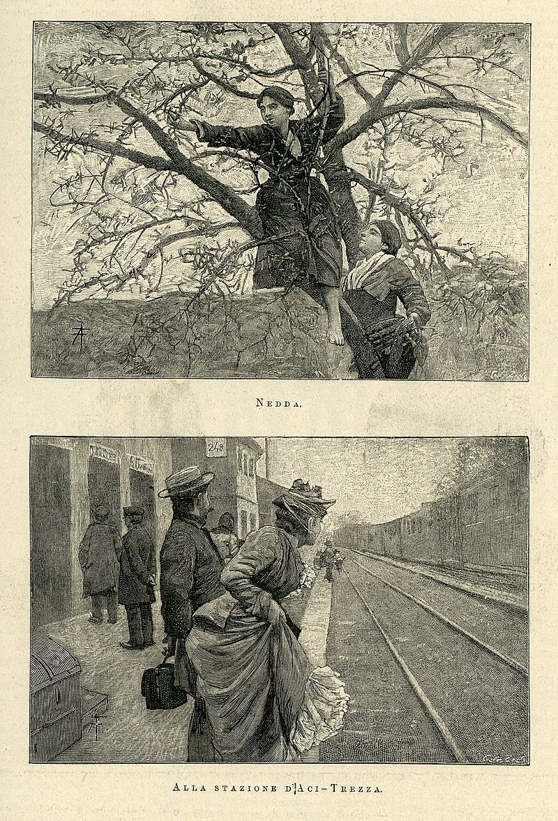 Illustrazione alla Vita dei campi di Giovanni Verga